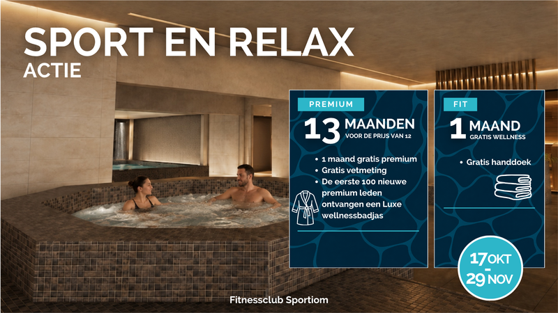 Narrowcasting vernieuwde wellness openingsactie